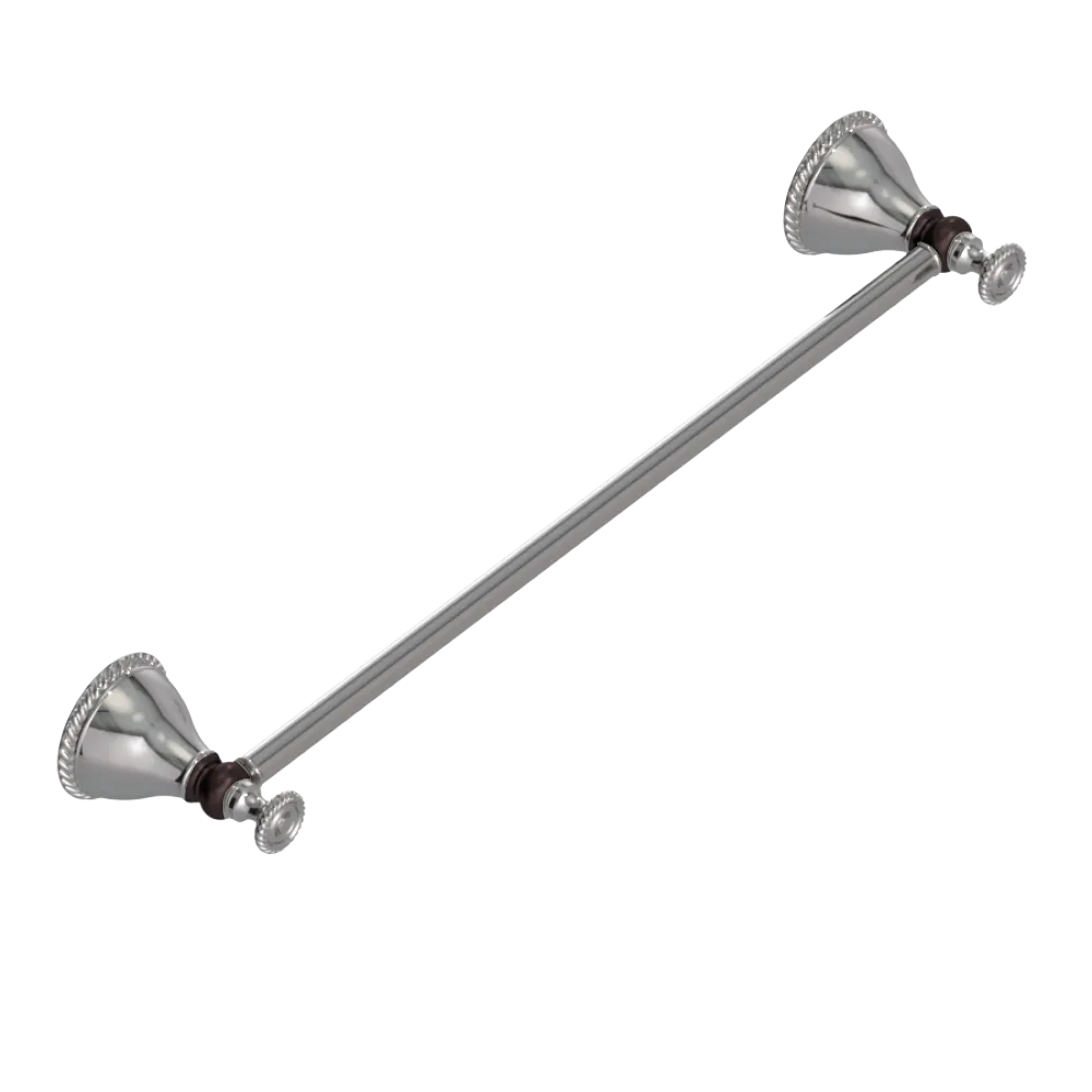 Rubinet Towel Bar 18" Polished Nickel