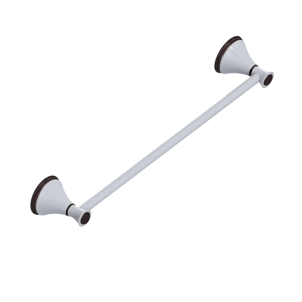 Rubinet Towel Bar 18" White