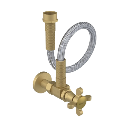 Rubinet Exposed Supply Kit (classic) x2 Satin Brass