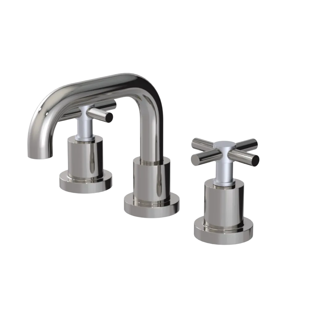 Rubinet Widespread Lav. Set. (less drain) Polished Nickel