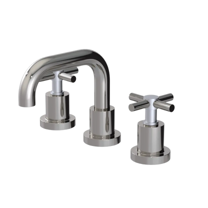 Rubinet Widespread Lav. Set. (less drain) Polished Nickel