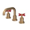 Rubinet Widespread Lav. Set. (less drain) Satin Gold