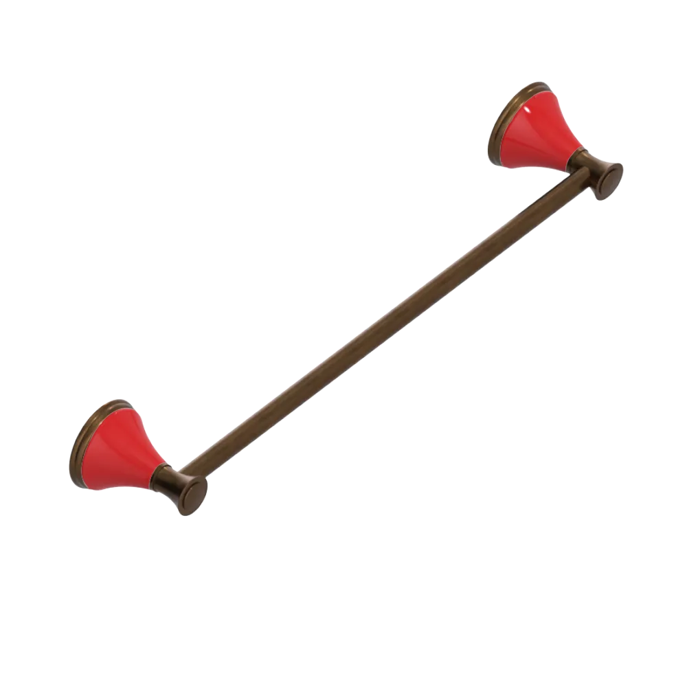 Rubinet Towel Bar 18" Tuscan Brass