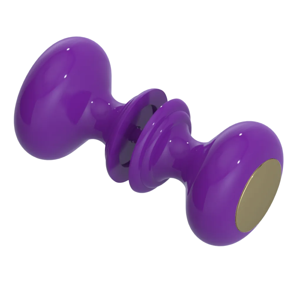 Rubinet Shower Door Knob (set) Purple Haze