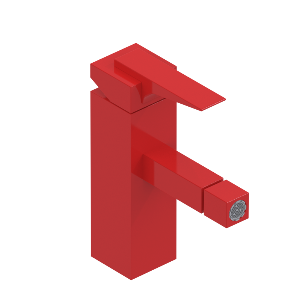 Rubinet Single Control Bidet Fitting (less drain) Red