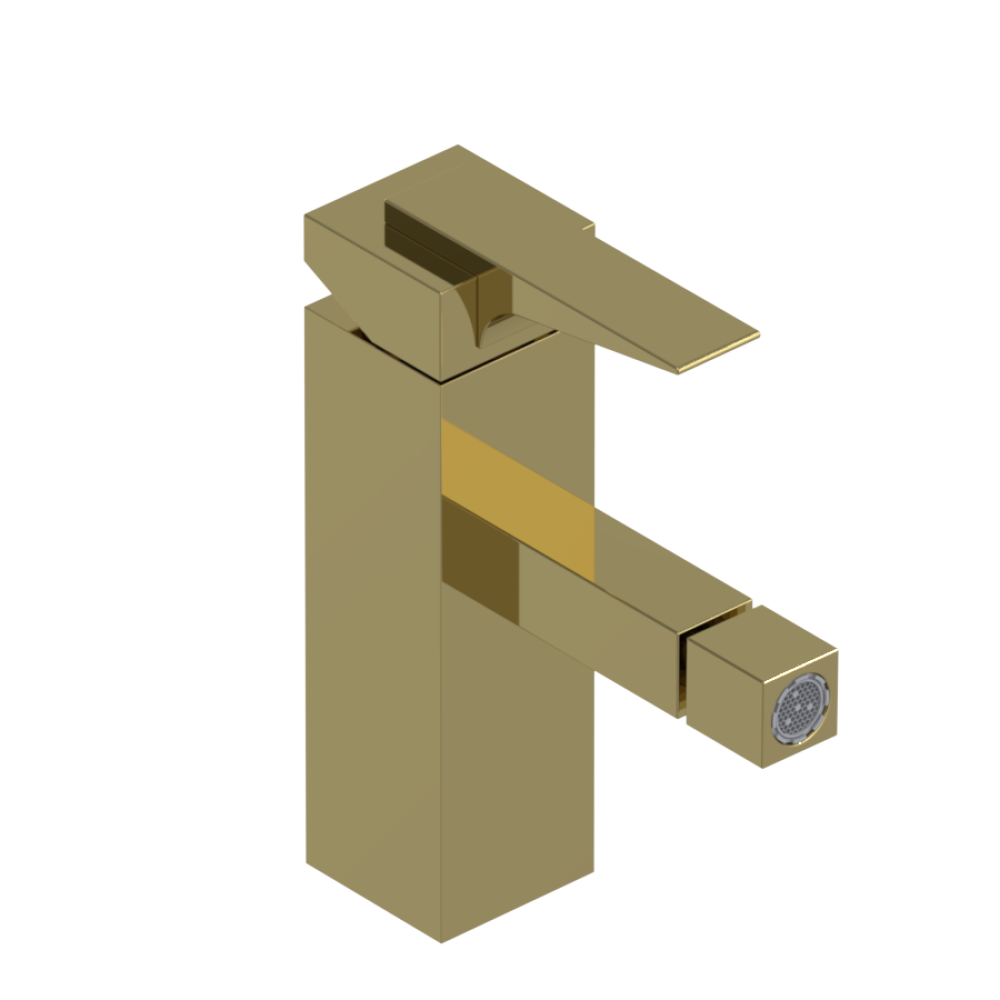 Rubinet Single Control Bidet Fitting (less drain) Natural Brass