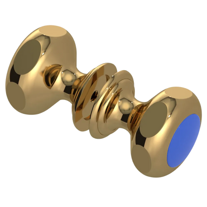 Rubinet Shower Door Knob (set) Gold
