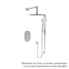 Baril Complete thermostatic pressure balanced shower kit without handle