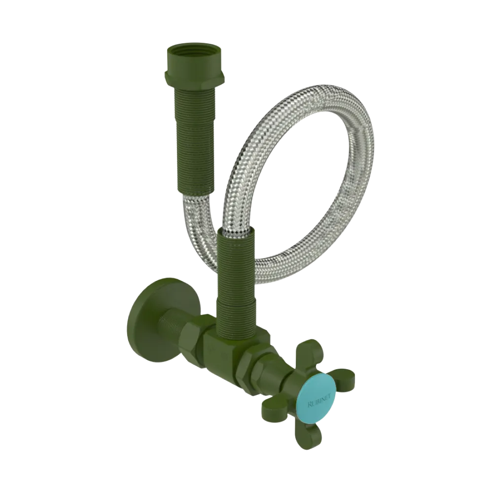 Rubinet Exposed Supply Kit (classic) Green Envy