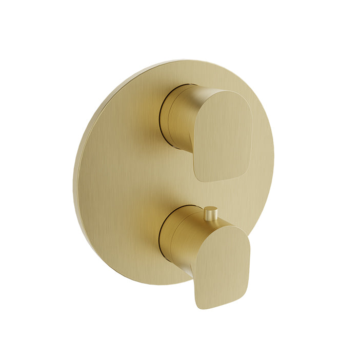 Baril Complete thermostatic pressure balanced shower valve with 2-way diverter