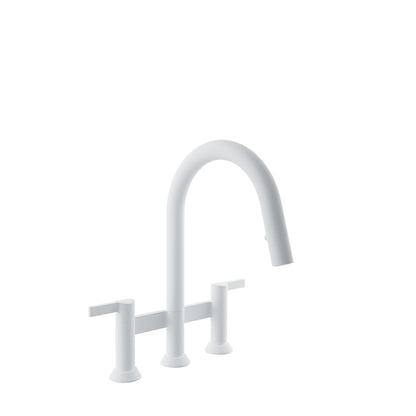 Baril Bridge kitchen faucet with 2-function pull-down spray