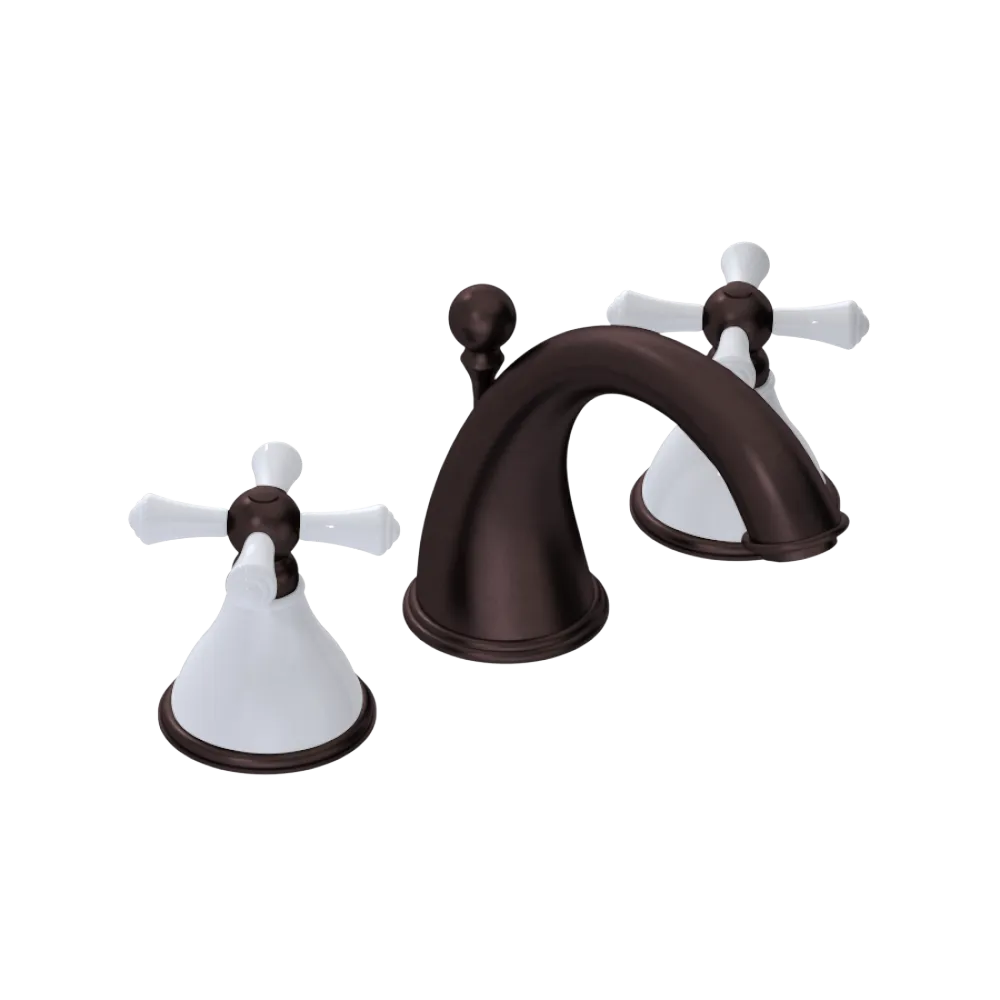 Rubinet Widespread Lav. Set. (less drain) Oil Rubbed Bronze