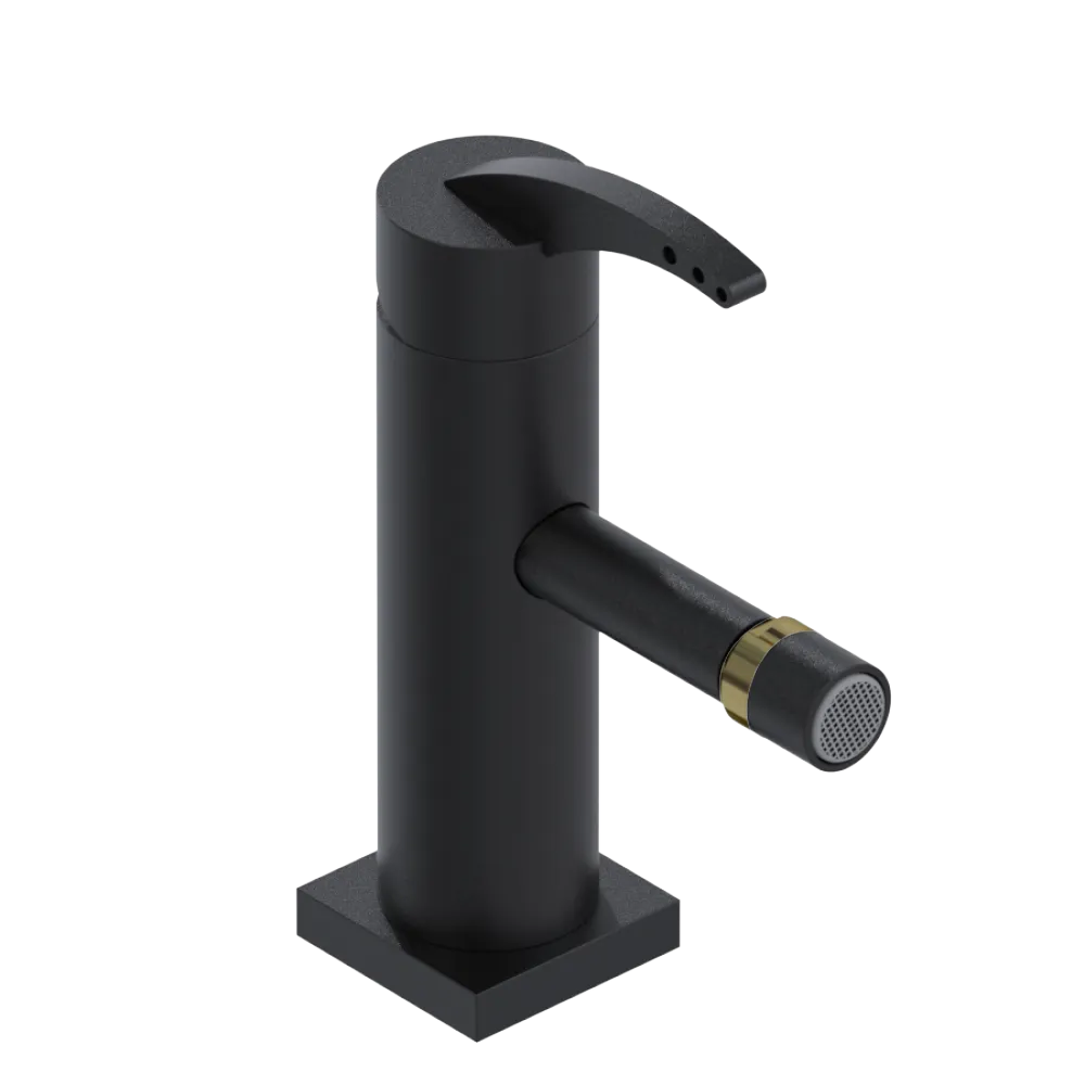 Rubinet Single Control Bidet Fitting (less drain) Matt Black