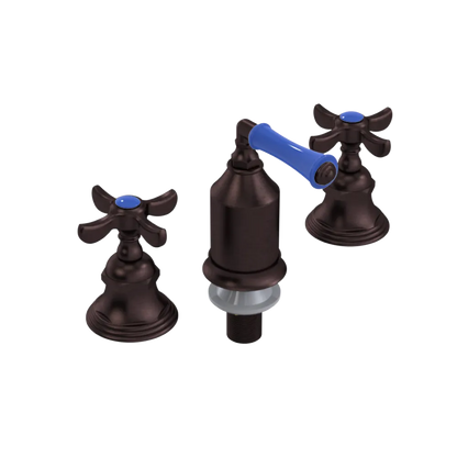 Rubinet Bidet Fitting with Spray, Diverter, and Vacum Breaker (Less Drain) Tuscan Brass