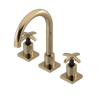 Rubinet Widespread Lav. Set. (less drain) Gold