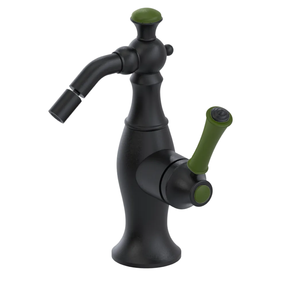 Rubinet Single Control Bidet Fitting (less drain) Matt Black