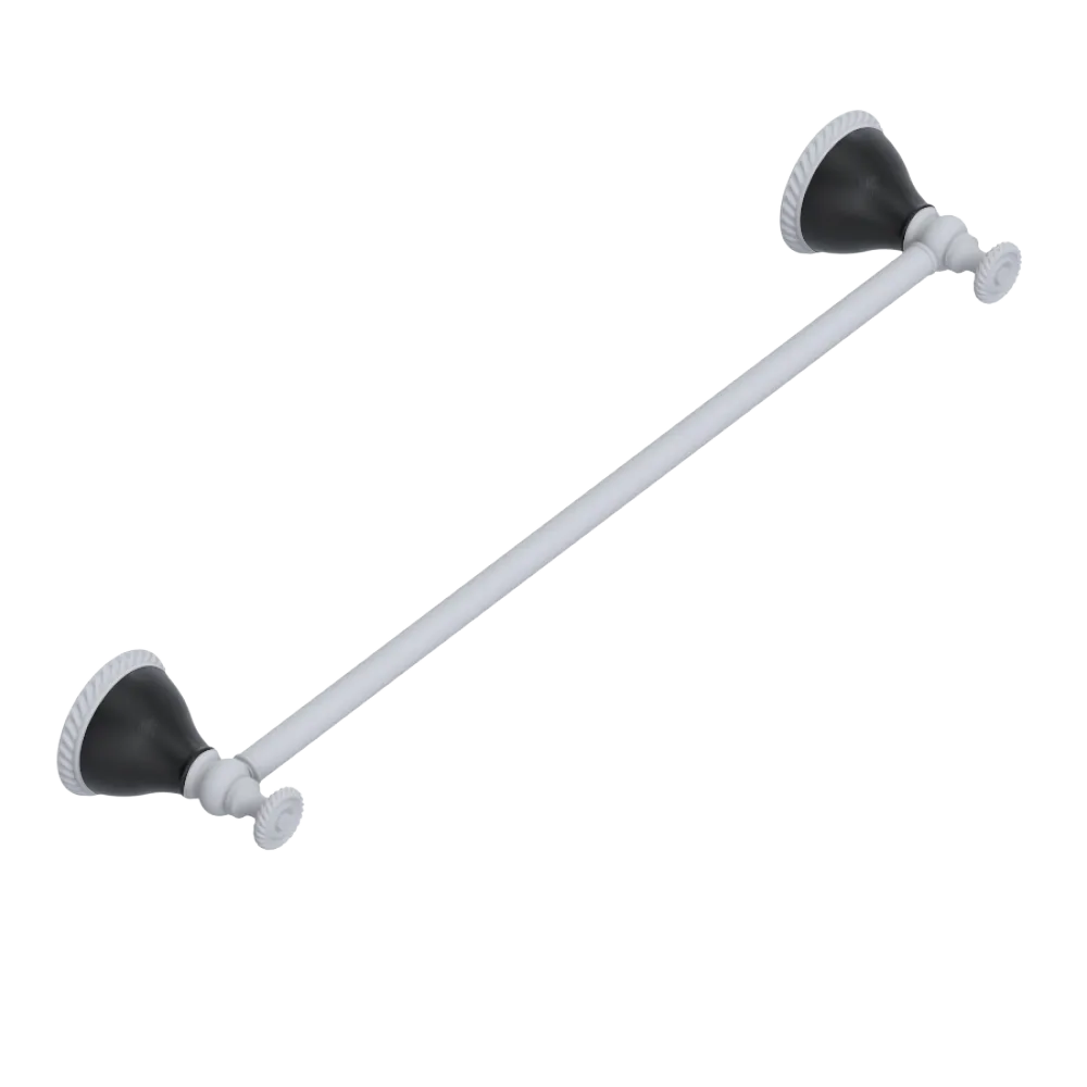 Rubinet Towel Bar 18" Matt White