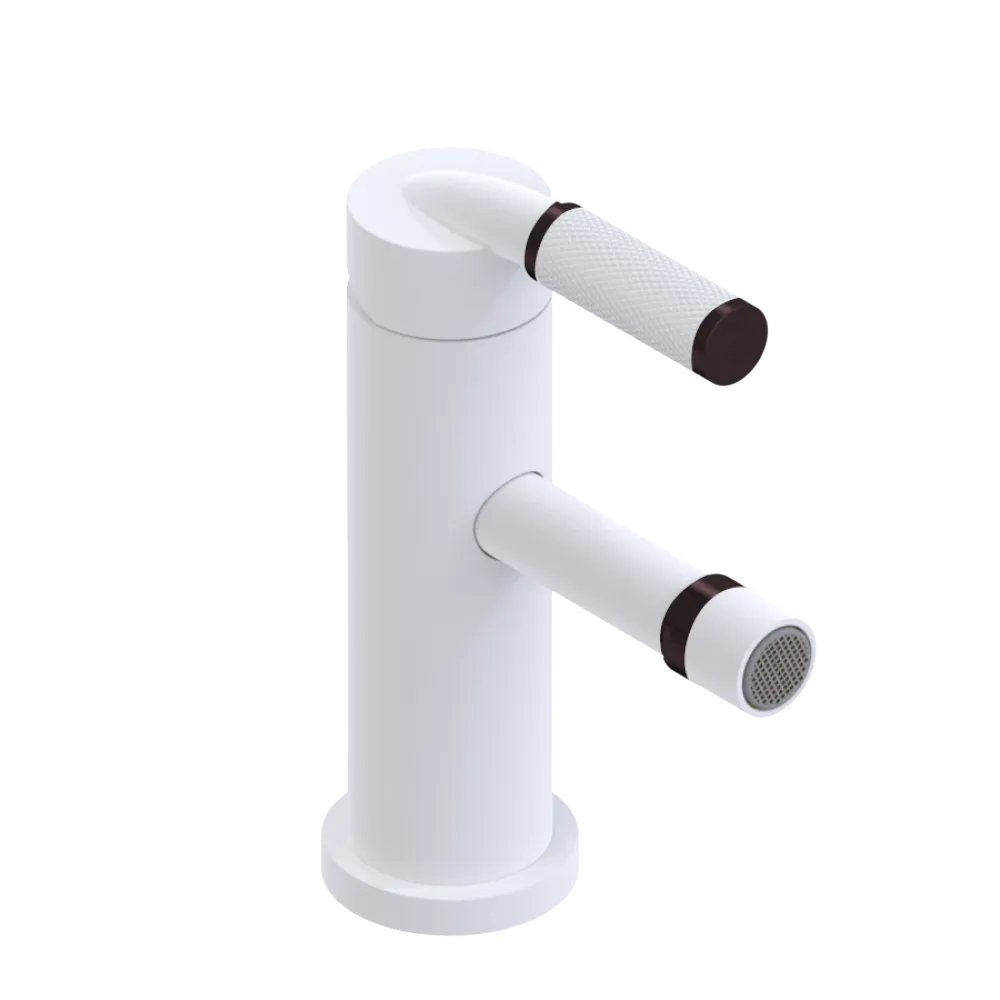 Rubinet Single Control Bidet Fitting (less drain) Matt White