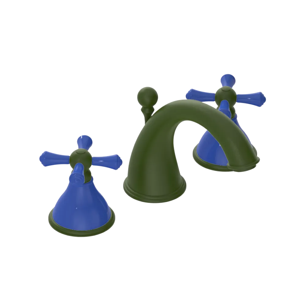 Rubinet Widespread Lav. Set. (less drain) Green Envy