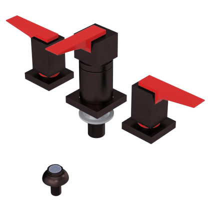 Rubinet Bidet Fitting with Spray, Diverter, and Vacuum Breaker (less drain) Tuscan Brass