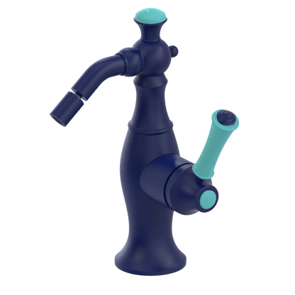 Rubinet Single Control Bidet Fitting (less drain) Midnight Blue