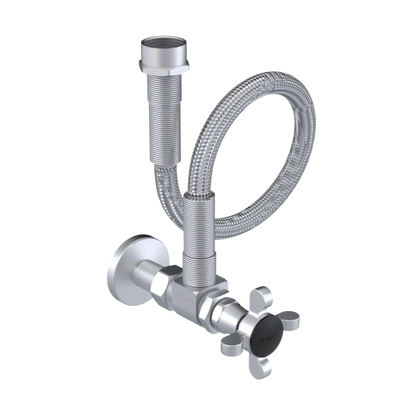 Rubinet Exposed Supply Kit (classic) x2 Satin Chrome