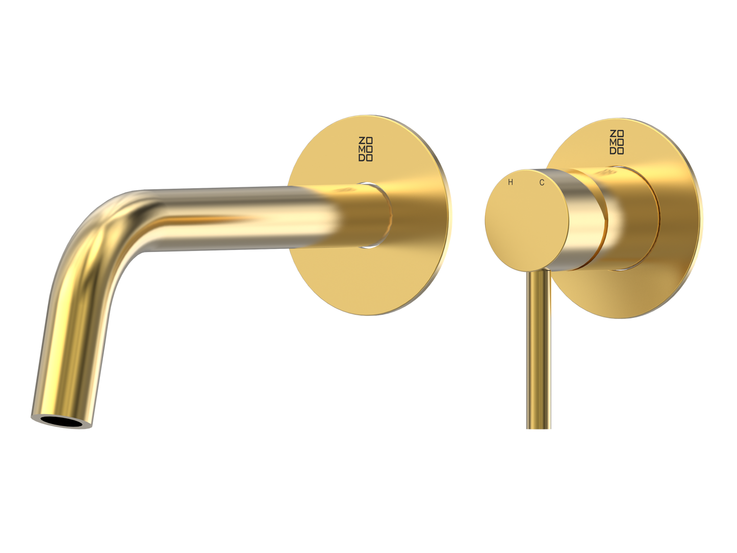 Zomodo VTC013-EG (Wall-Mount Tap) Eureka Gold Wall-Mount Vessel Faucet