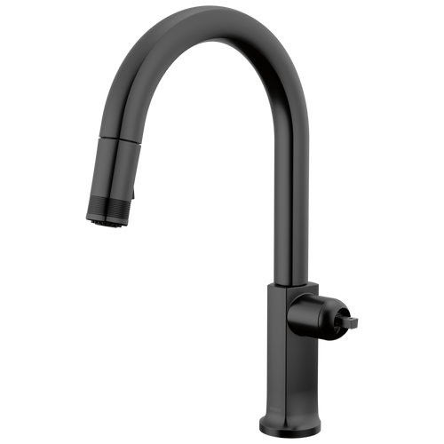 Brizo Pull Down Faucet With Arc Spout Less Handle
