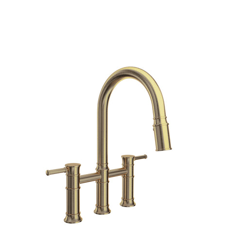 Baril Bridge kitchen faucet with 2-function pull-down spray