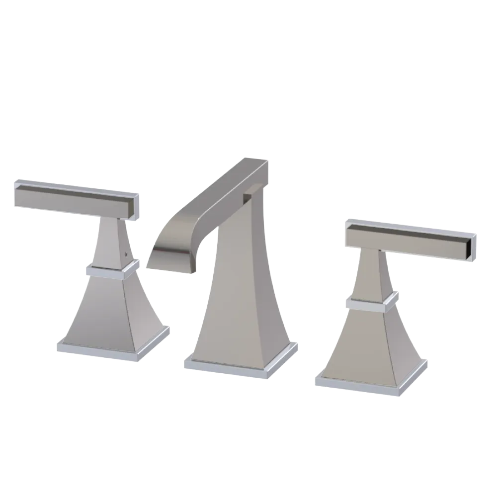 Rubinet Widespread Lav. Set. (less drain) Polished Nickel