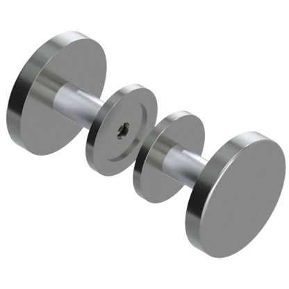 Rubinet Shower Door Knob (set) Satin Nickel