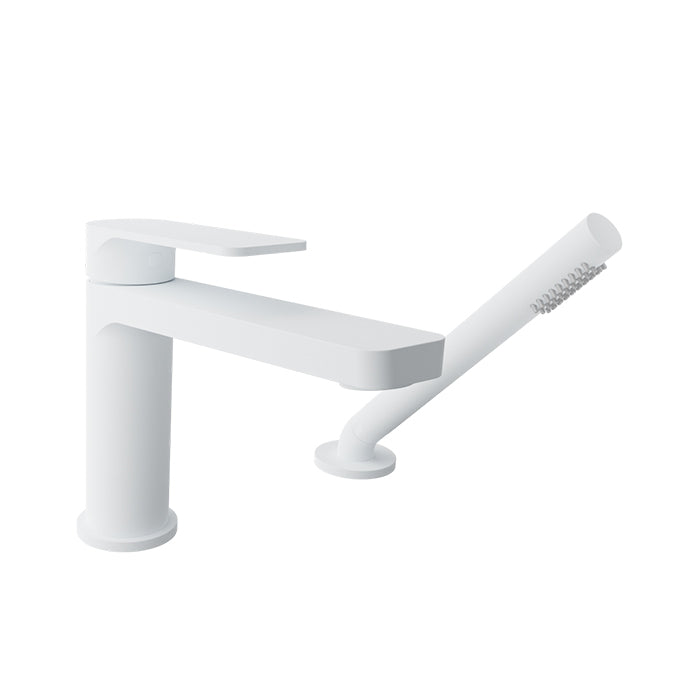 Baril 2-piece tub filler with hand shower