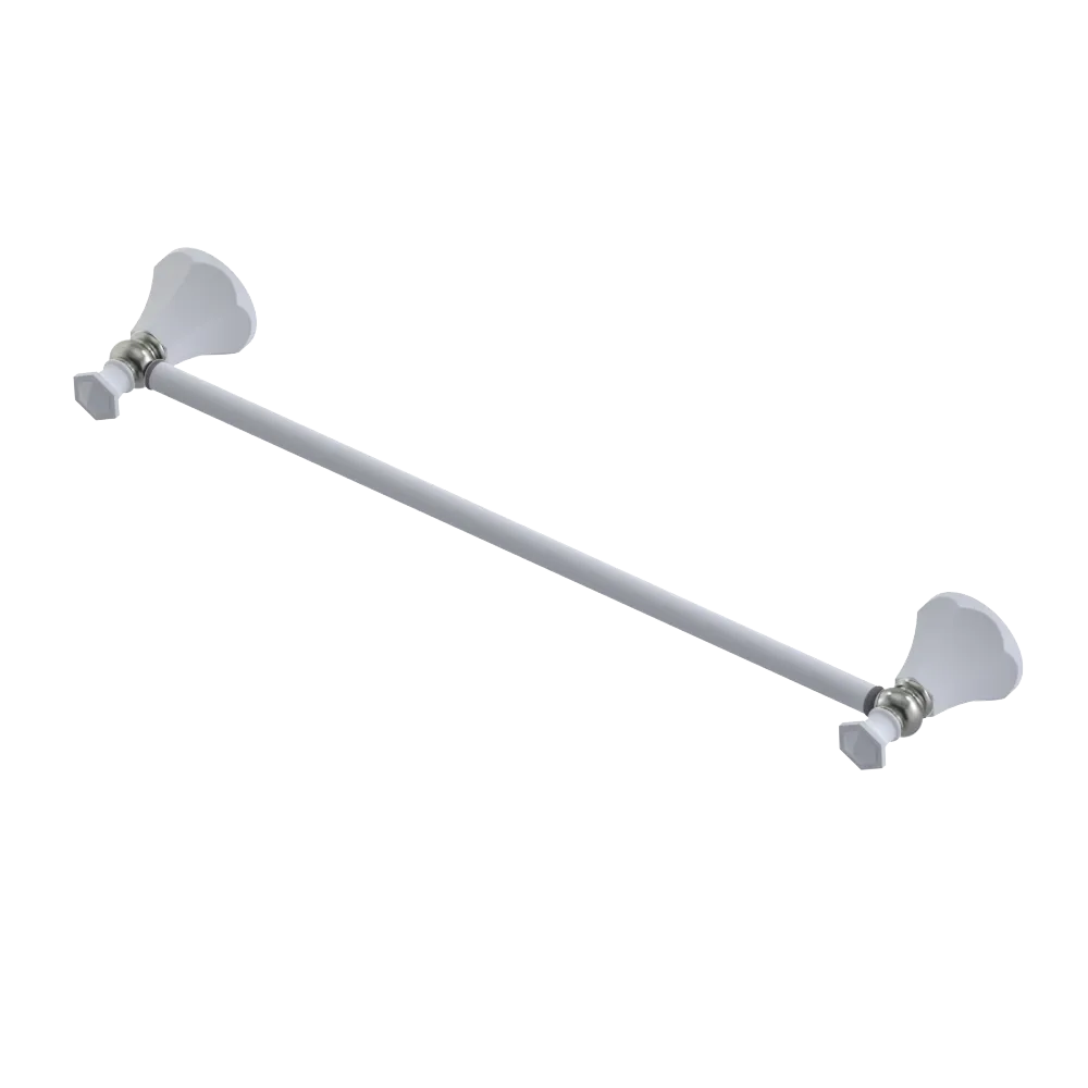 Rubinet Towel Bar 18" Matt White