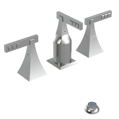 Rubinet Bidet Fitting with Spray, Diverter, and Vacum Breaker (Less Drain) Satin Nickel