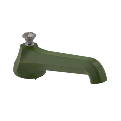 Rubinet Tub Filler Spout Deck Mount Green Envy
