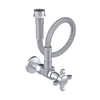 Rubinet Exposed Supply Kit (classic) Satin Chrome