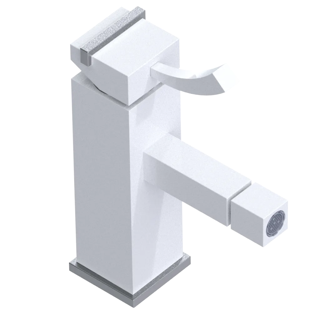 Rubinet Single Control Bidet Fitting (less drain) White