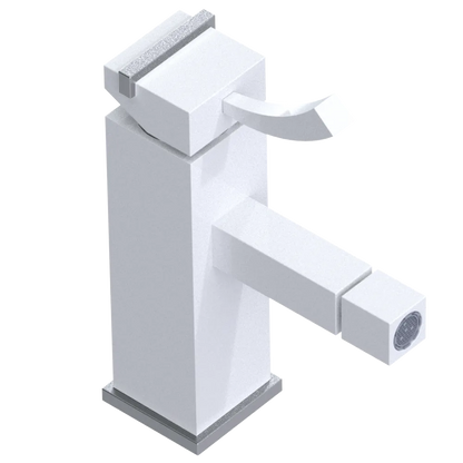 Rubinet Single Control Bidet Fitting (less drain) White