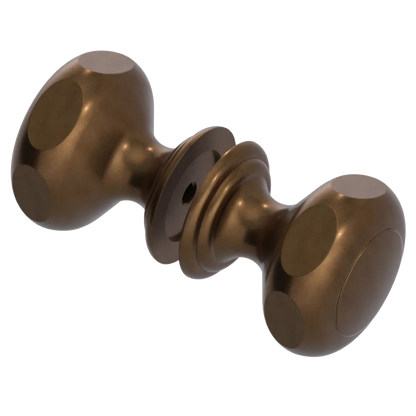 Rubinet Shower Door Knob (set) Tuscan Brass