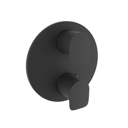 Baril Complete thermostatic pressure balanced shower valve with 3-way diverter