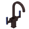 Rubinet Single Hole Dual Handle Lav. Set. (less drain) Oil Rubbed Bronze