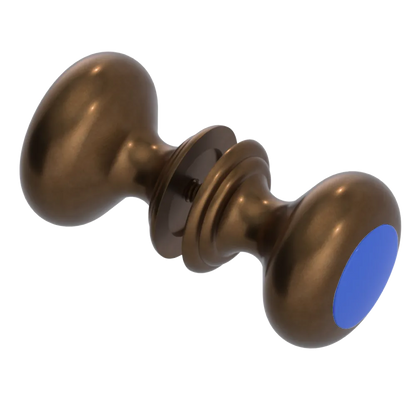 Rubinet Shower Door Knob (set) Tuscan Brass