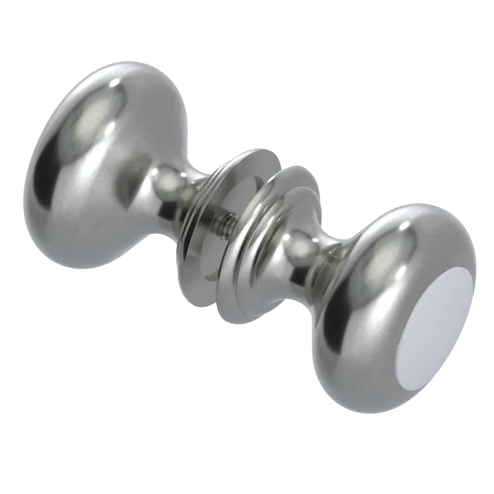 Rubinet Shower Door Knob (set) Satin Nickel