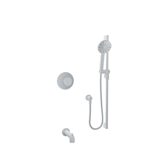 Baril Complete pressure balanced shower kit without handle