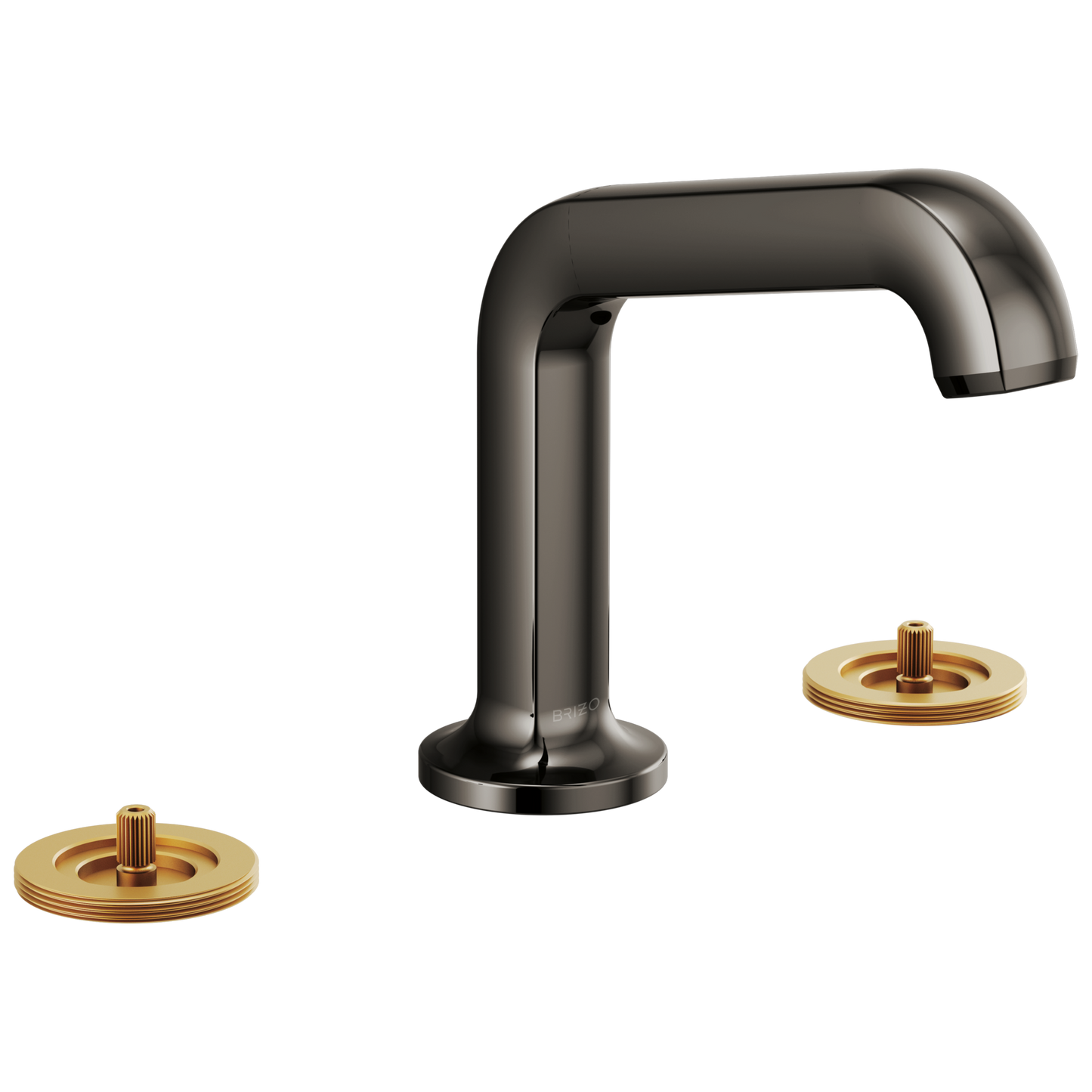 Brizo Widespread Lavatory Faucet With Angled Spout Less Handles 15 Gpm