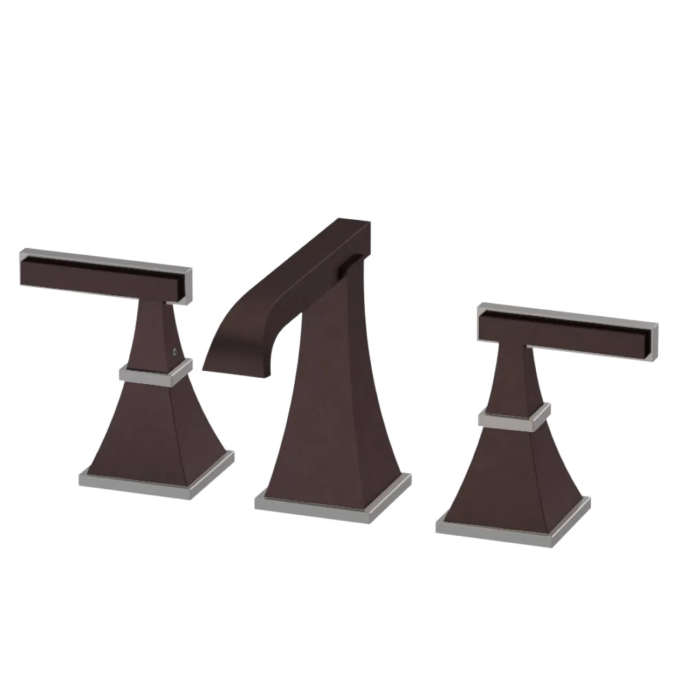Rubinet Widespread Lav. Set. (less drain) Oil Rubbed Bronze