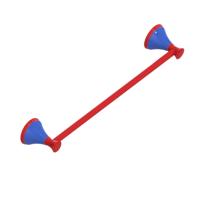 Rubinet Towel Bar 18" Red