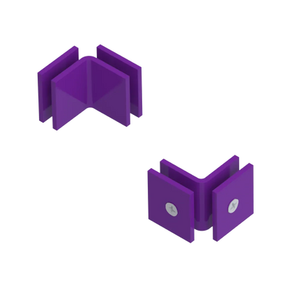 Rubinet 90 Glass to Glass Open Face Purple Haze