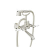 Baril Wall-mounted tub faucet with hand shower