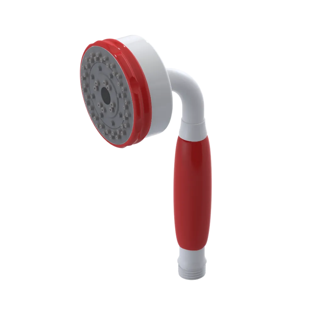 Rubinet 3 Function Hand Held Shower Only White